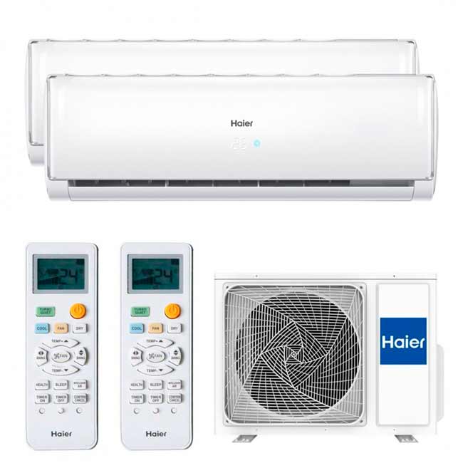 2X1 HAIER 25+35+2U50S2SM1FA